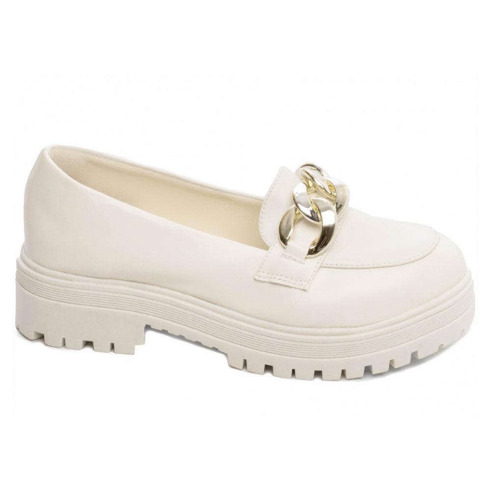 Mocassim Tratorado Napa Off White 2 - Casa Vitrine