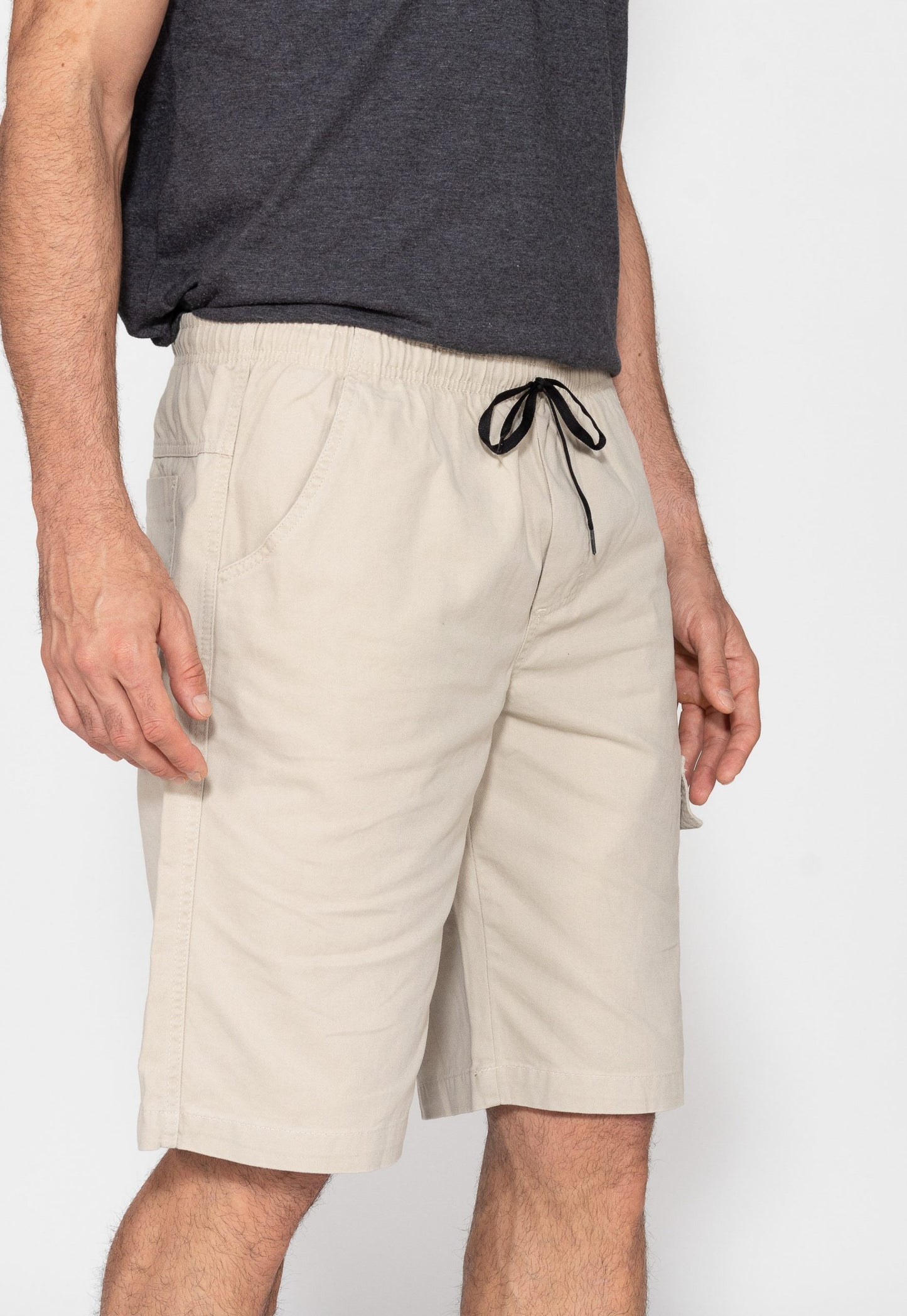 Bermuda masculina sarja bege