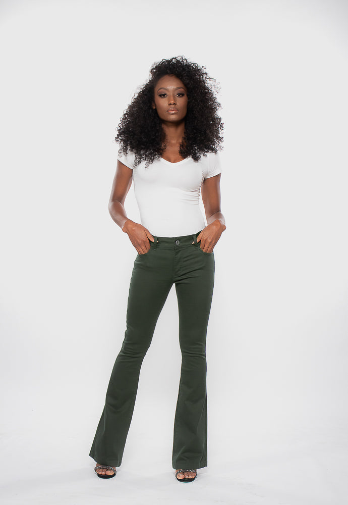 Calça Macaw Flair Verde Musgo