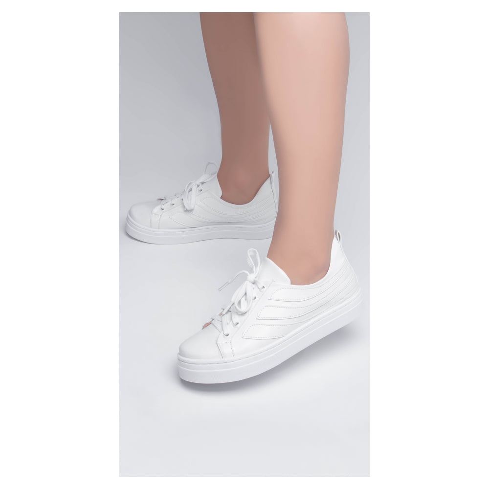 Tênis CV Branco Faixas