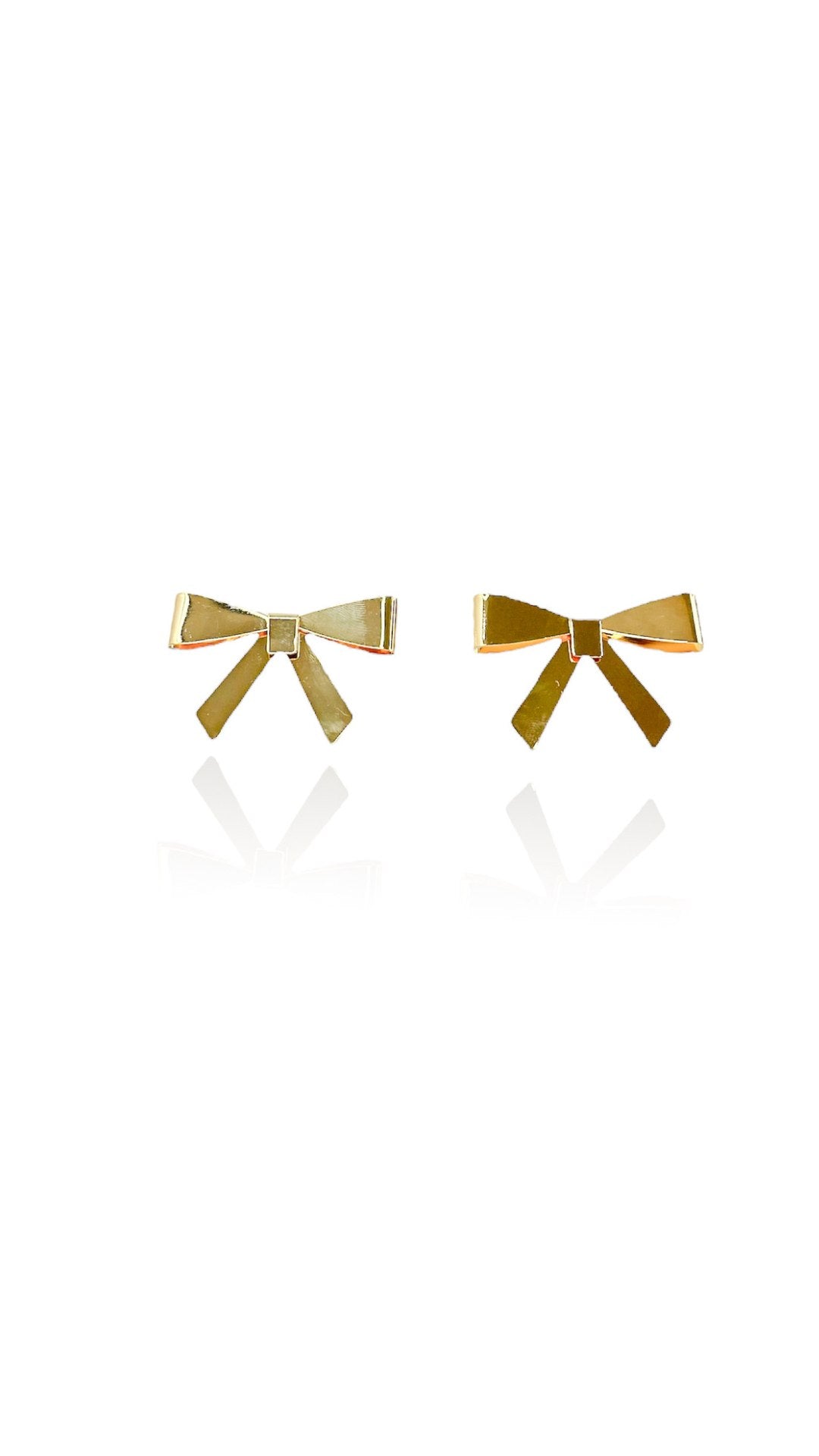 Brinco Ear Cuff Laço Banhado Em Ouro