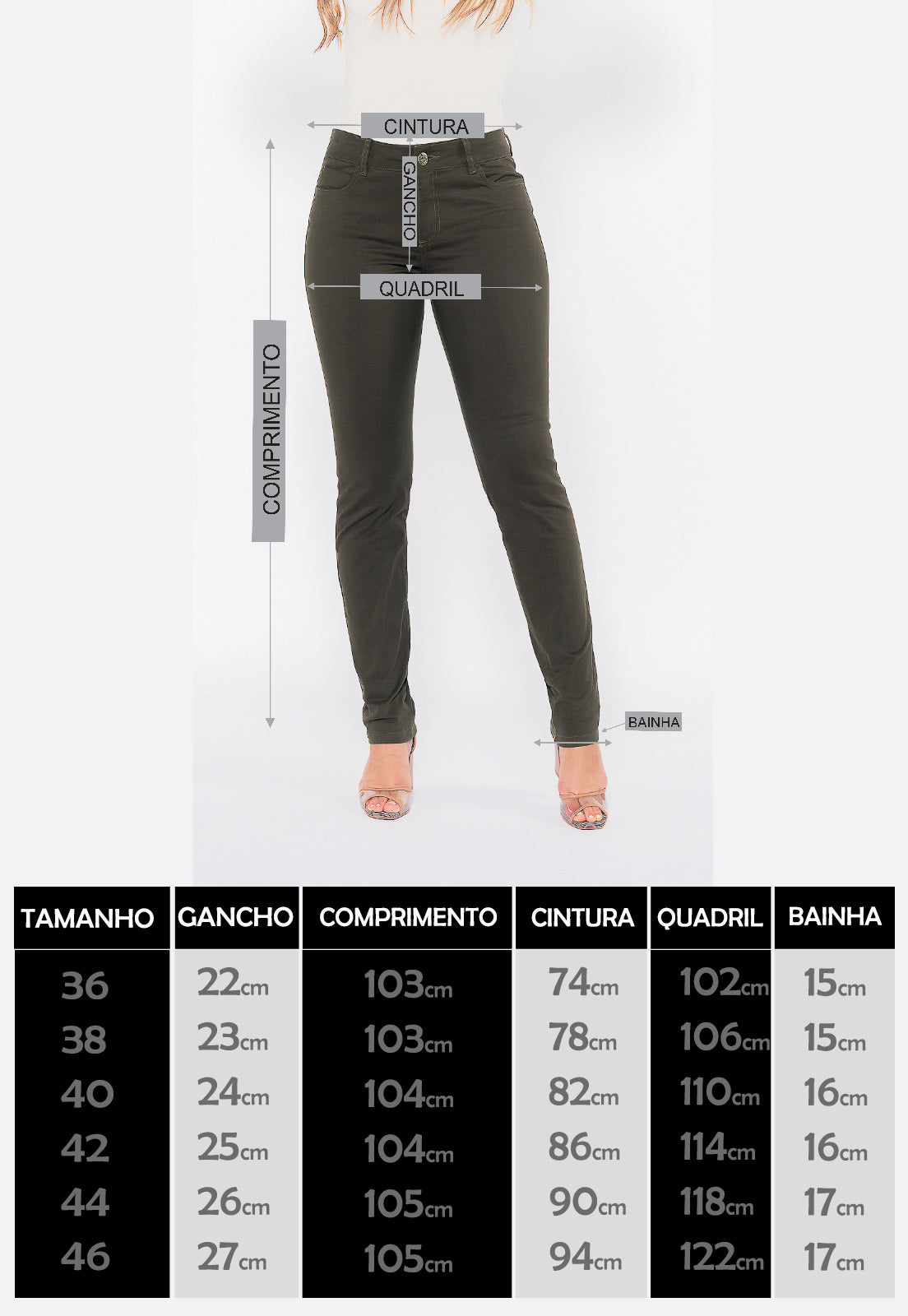 Calça Preta Bella Canvas