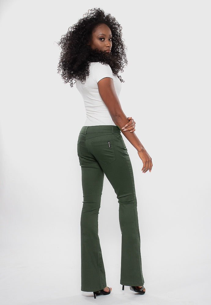 Calça Flair Verde Bandeira Bella