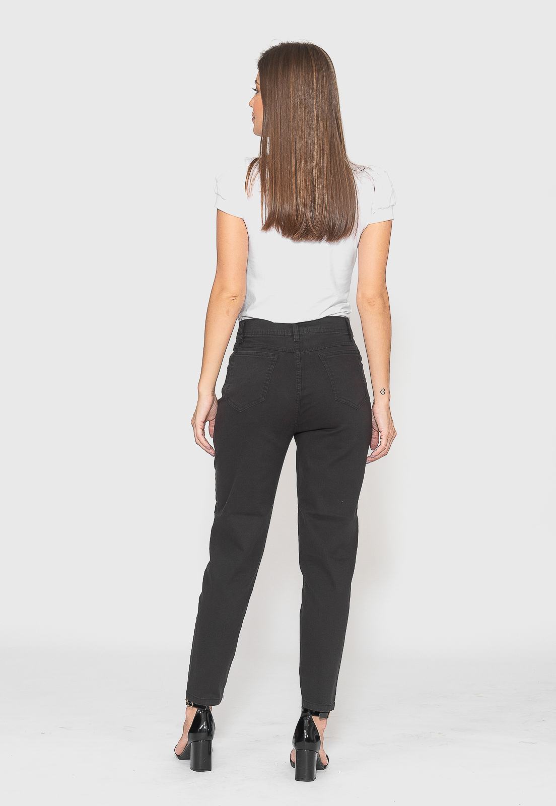Calça Skinny Preto Cintura Alta