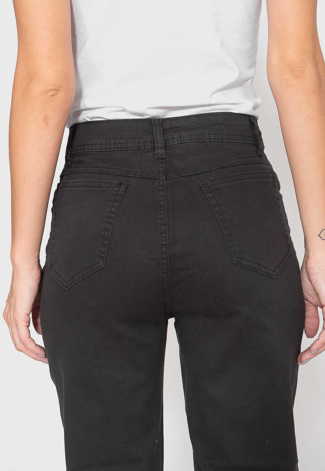 Calça Skinny Preto Cintura Alta