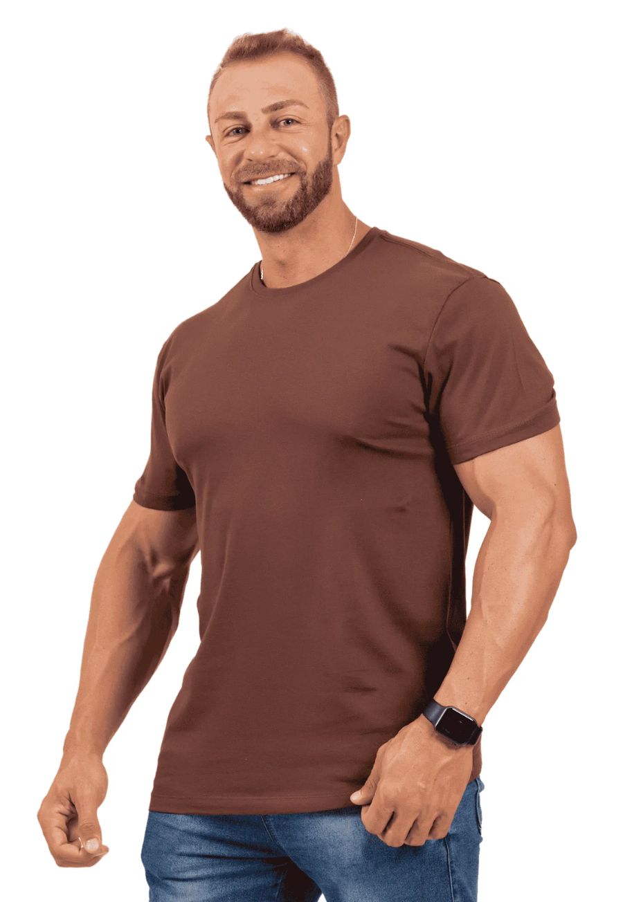 Camiseta básica masculina