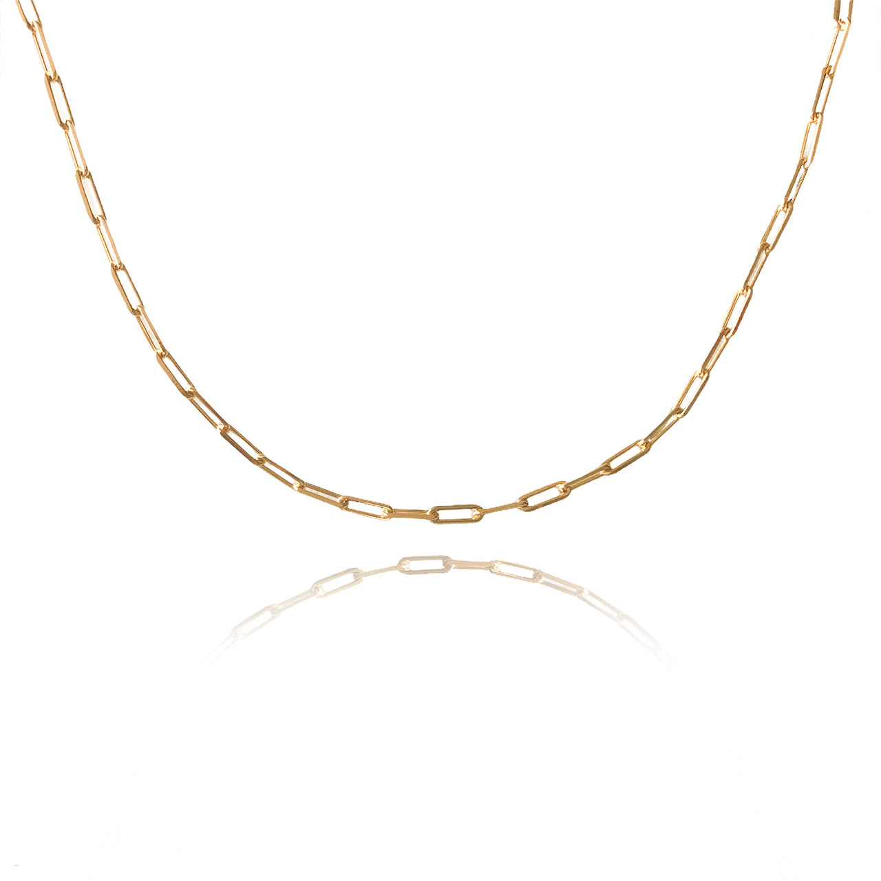 Colar Corrente Cartier 1.0 Folheado Em Ouro18k - Casa Vitrine