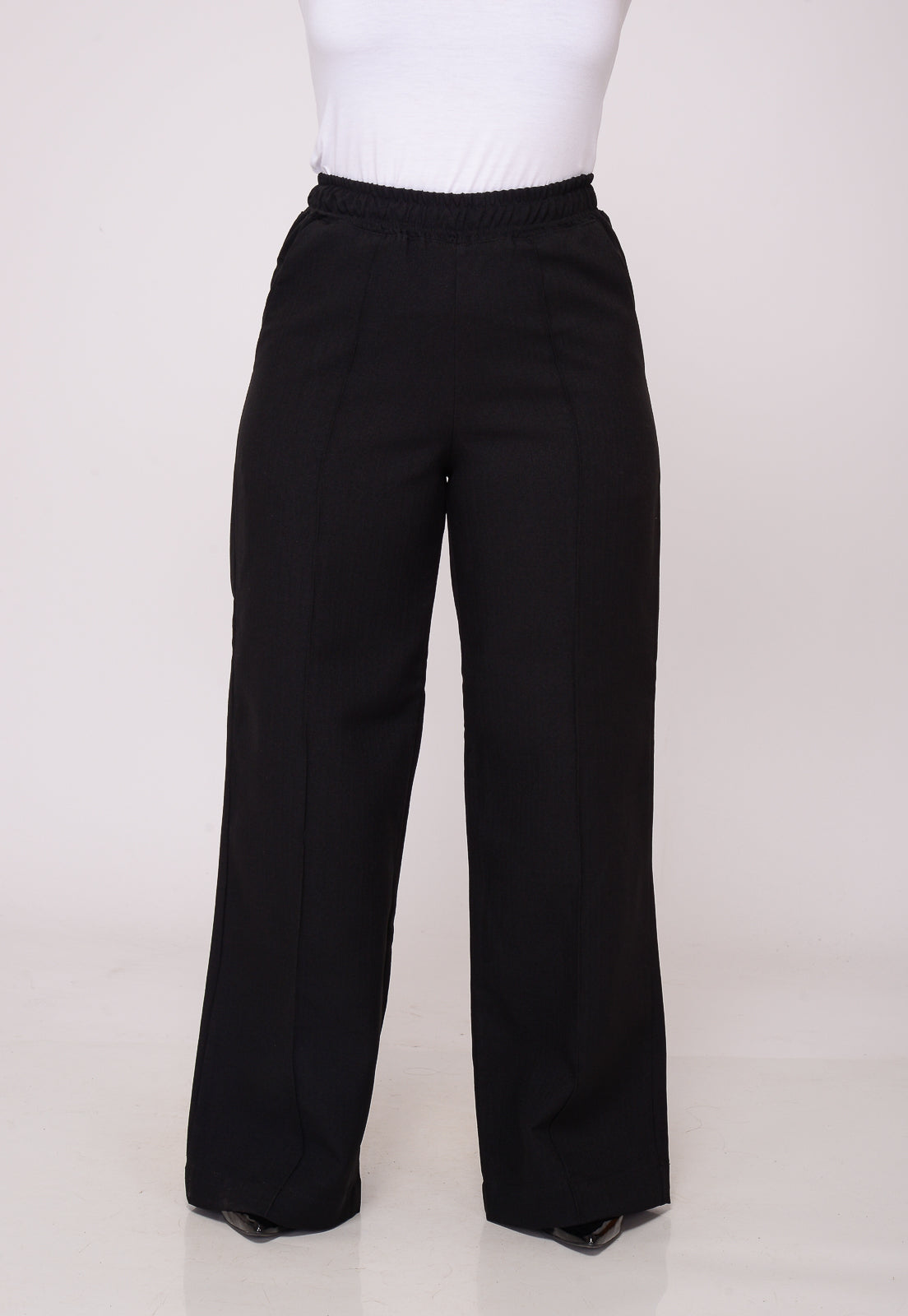 Calça Pantalona Preta Feminina