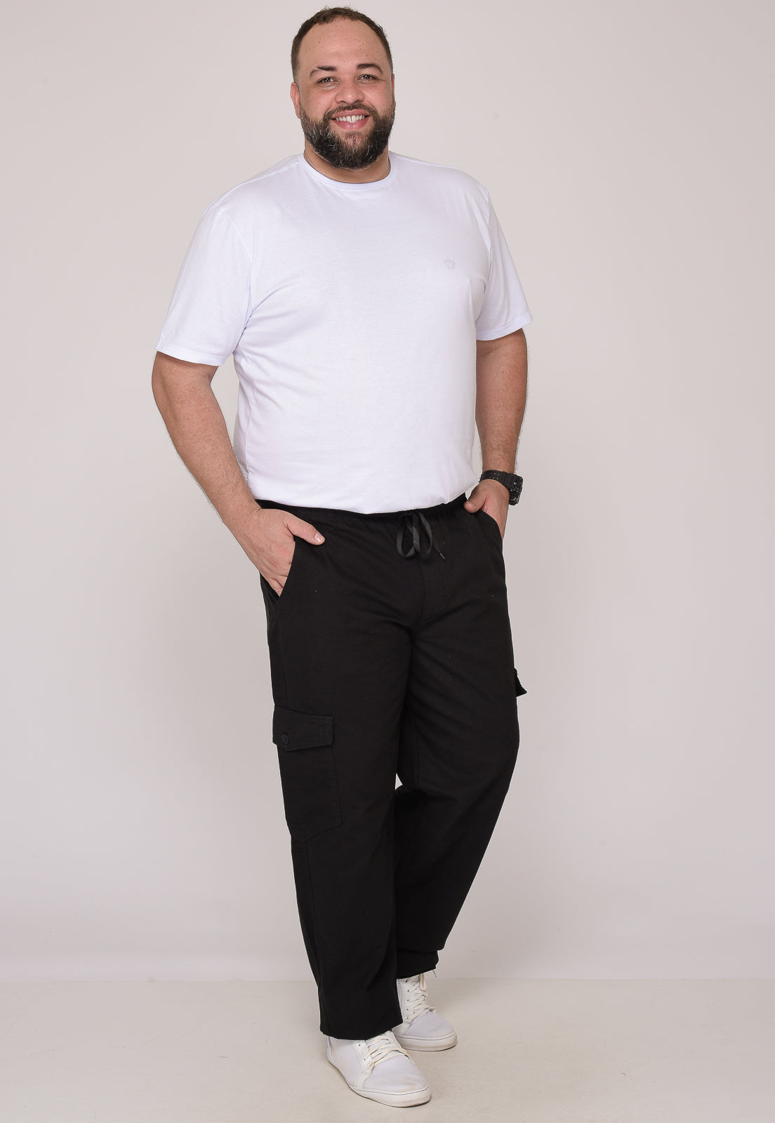 Calça Masculina sarja preta