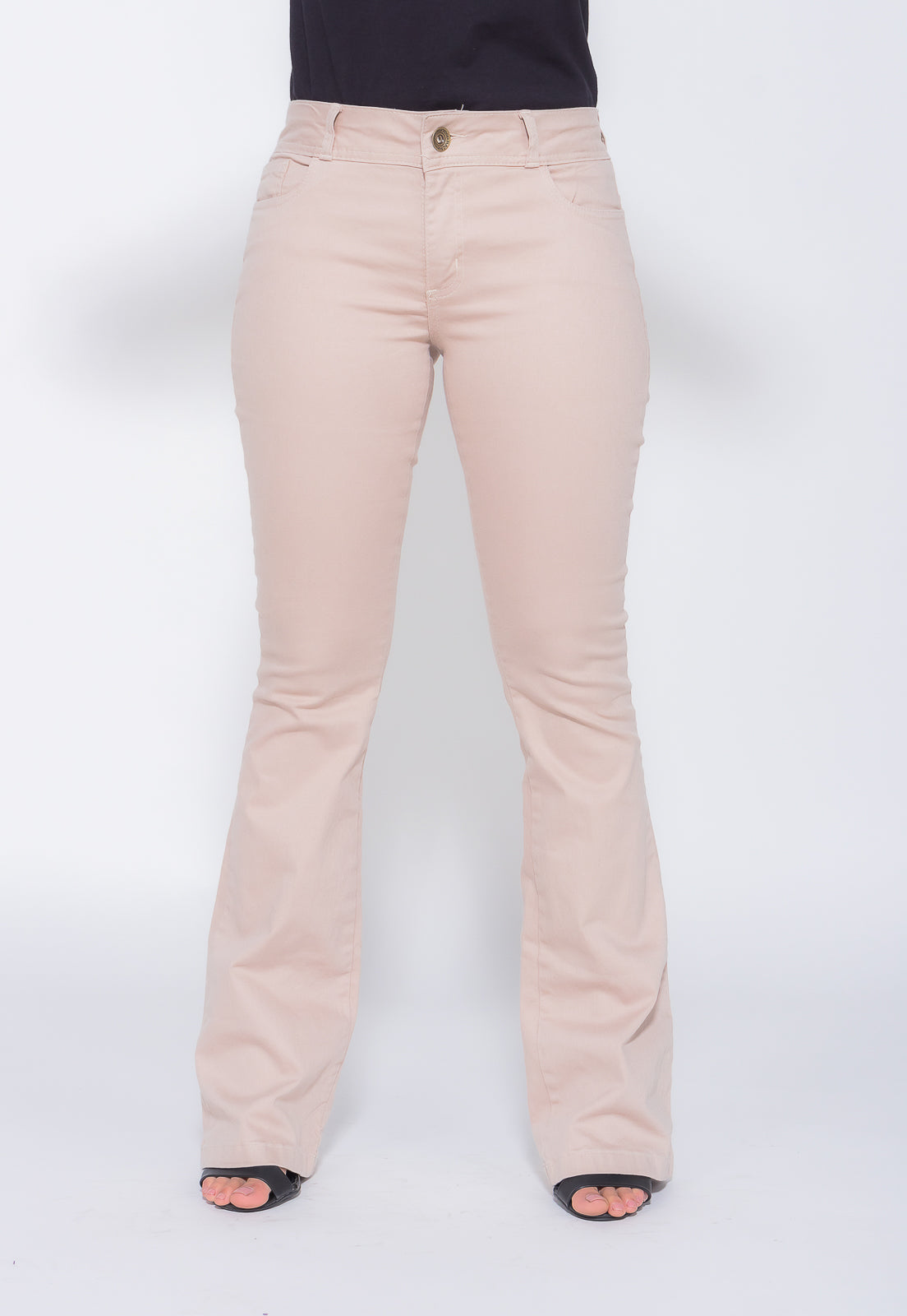 Calça Flair Bege Bella Canvas