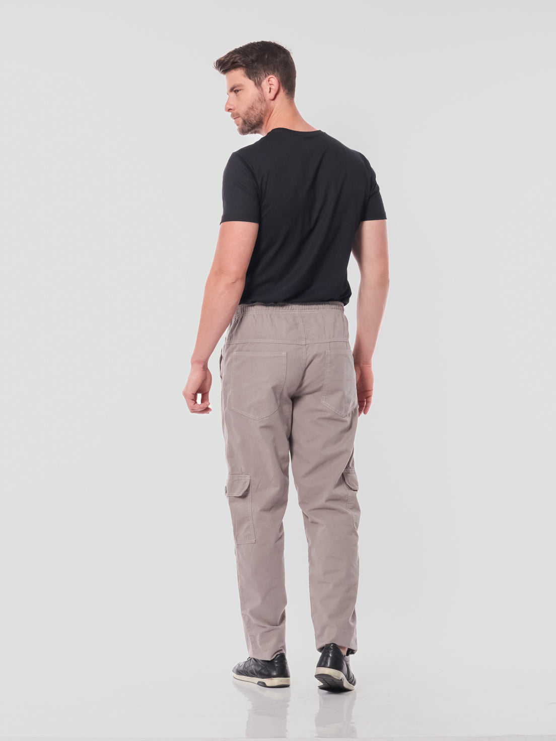 Calça Masculina Sarja Cinza