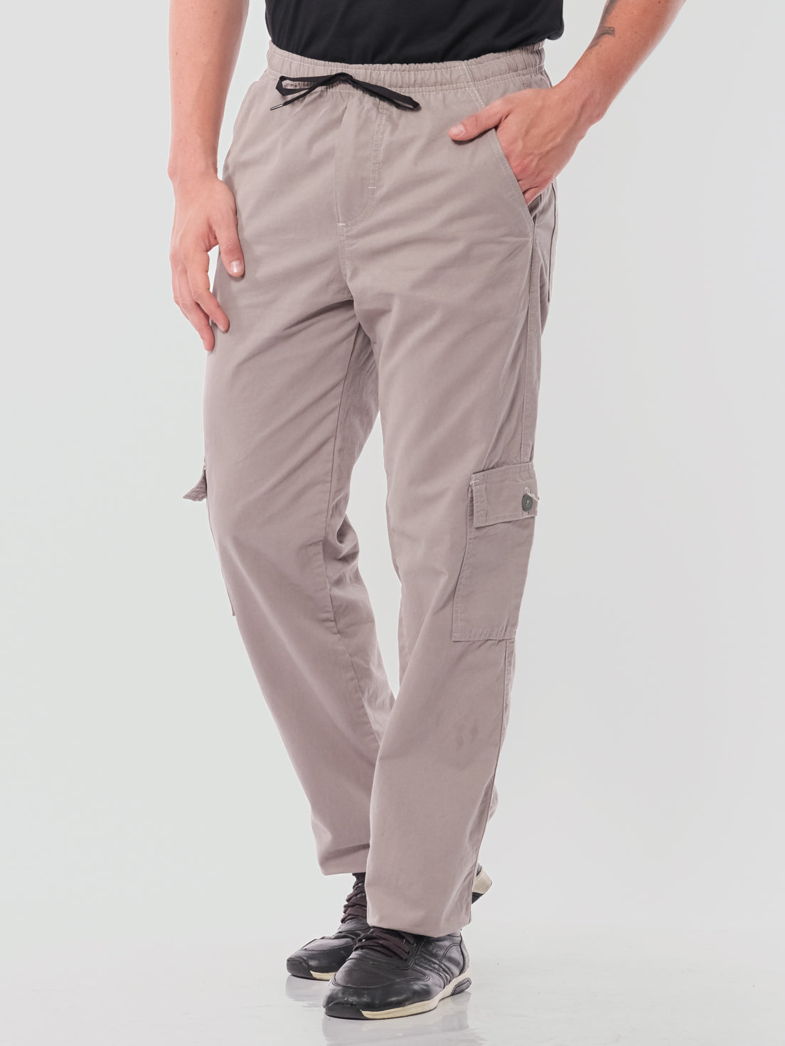 Calça Masculina Sarja Cinza