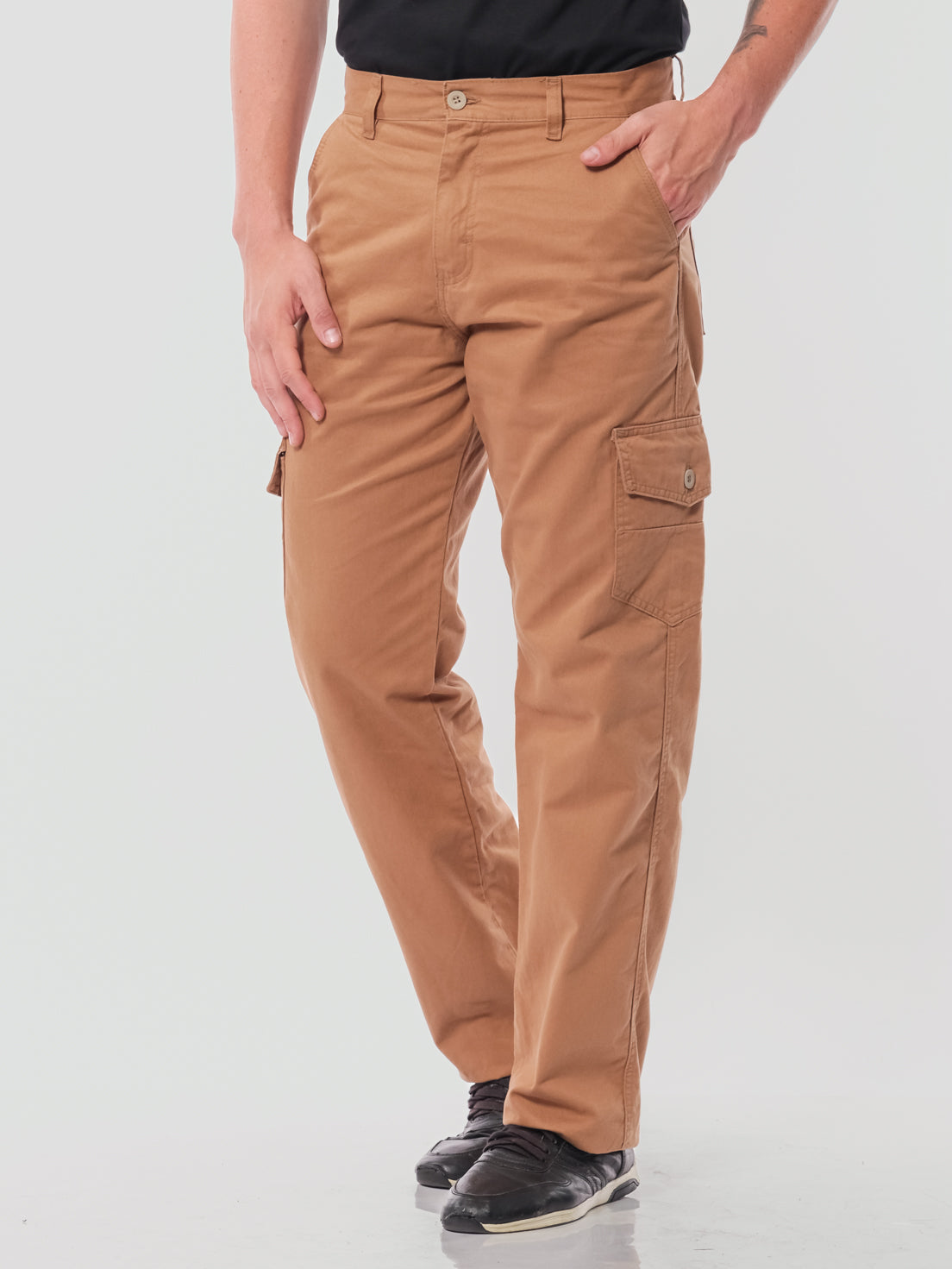 Calça Masculina Sarja Caqui