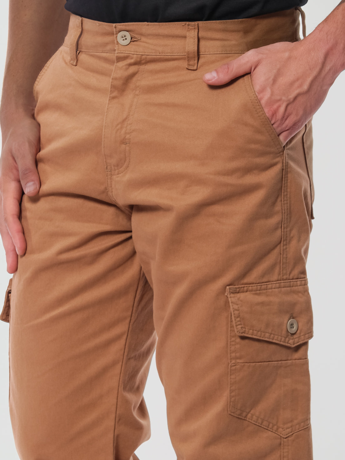 Calça Masculina Sarja Caqui