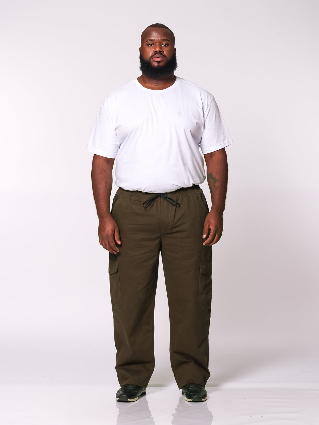 Calça Masculina Verde Musgo Sarja