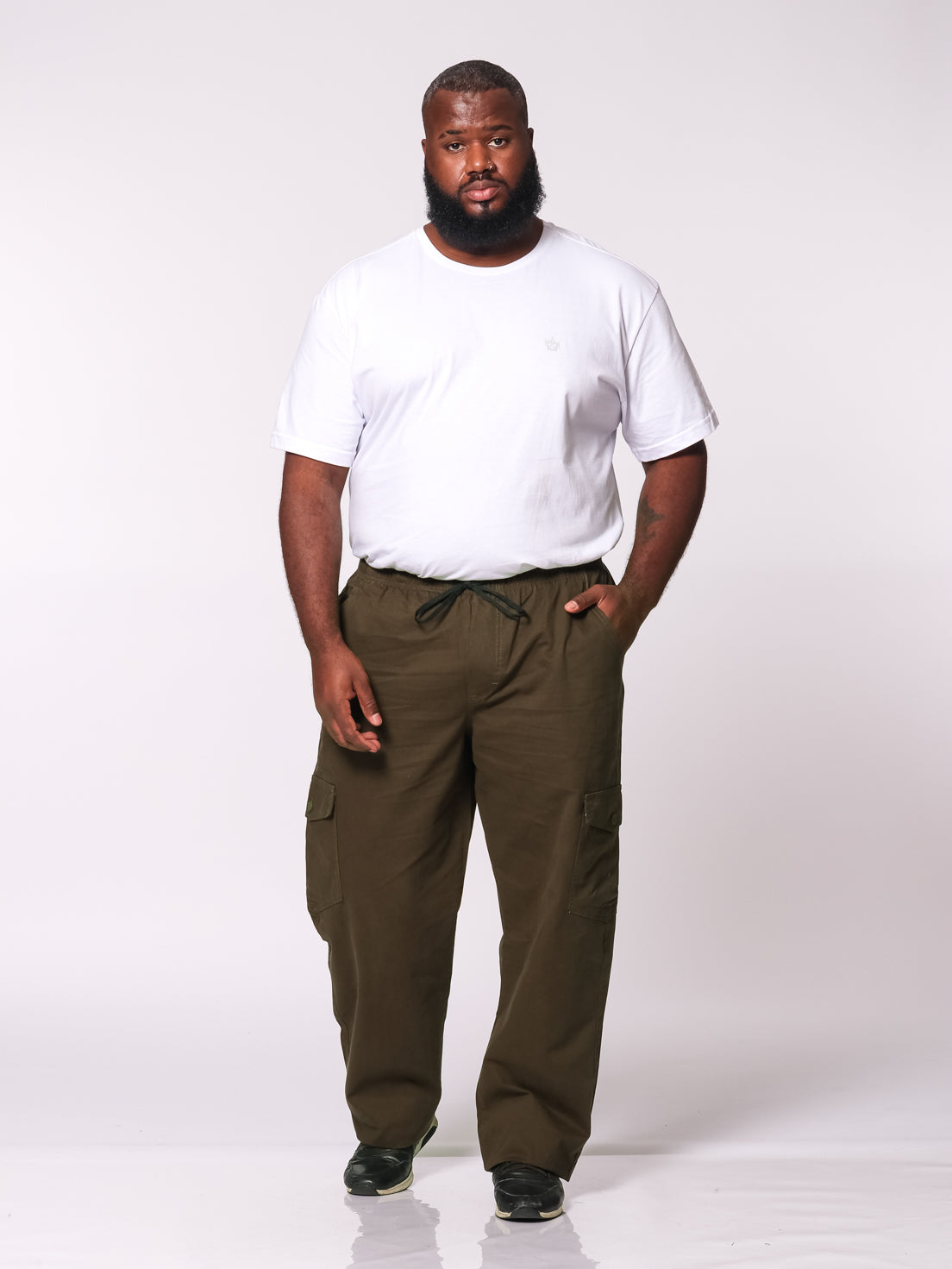 Calça Masculina Verde Musgo Sarja