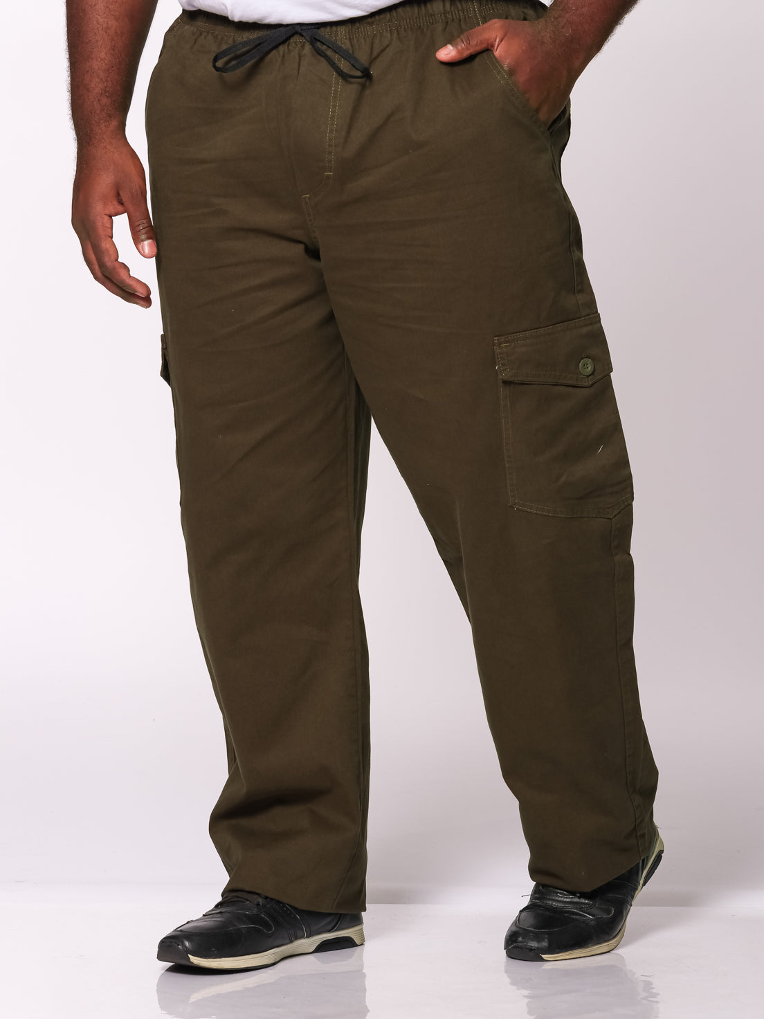 Calça Masculina Verde Musgo Sarja