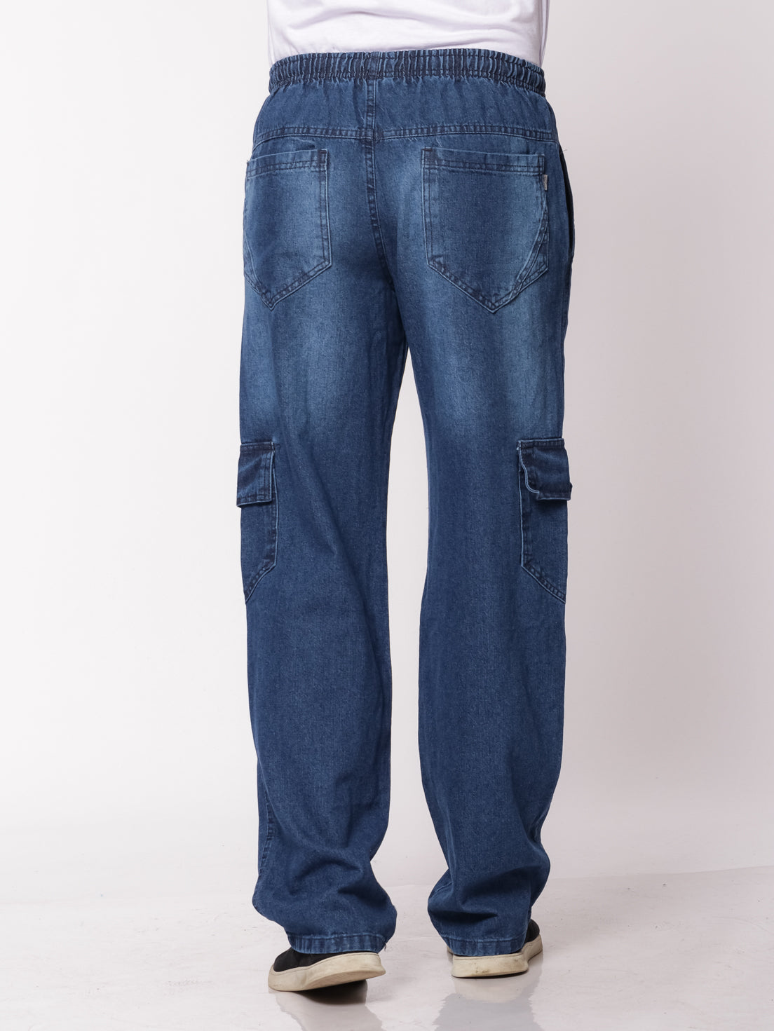 Calça jeans masculina baggy