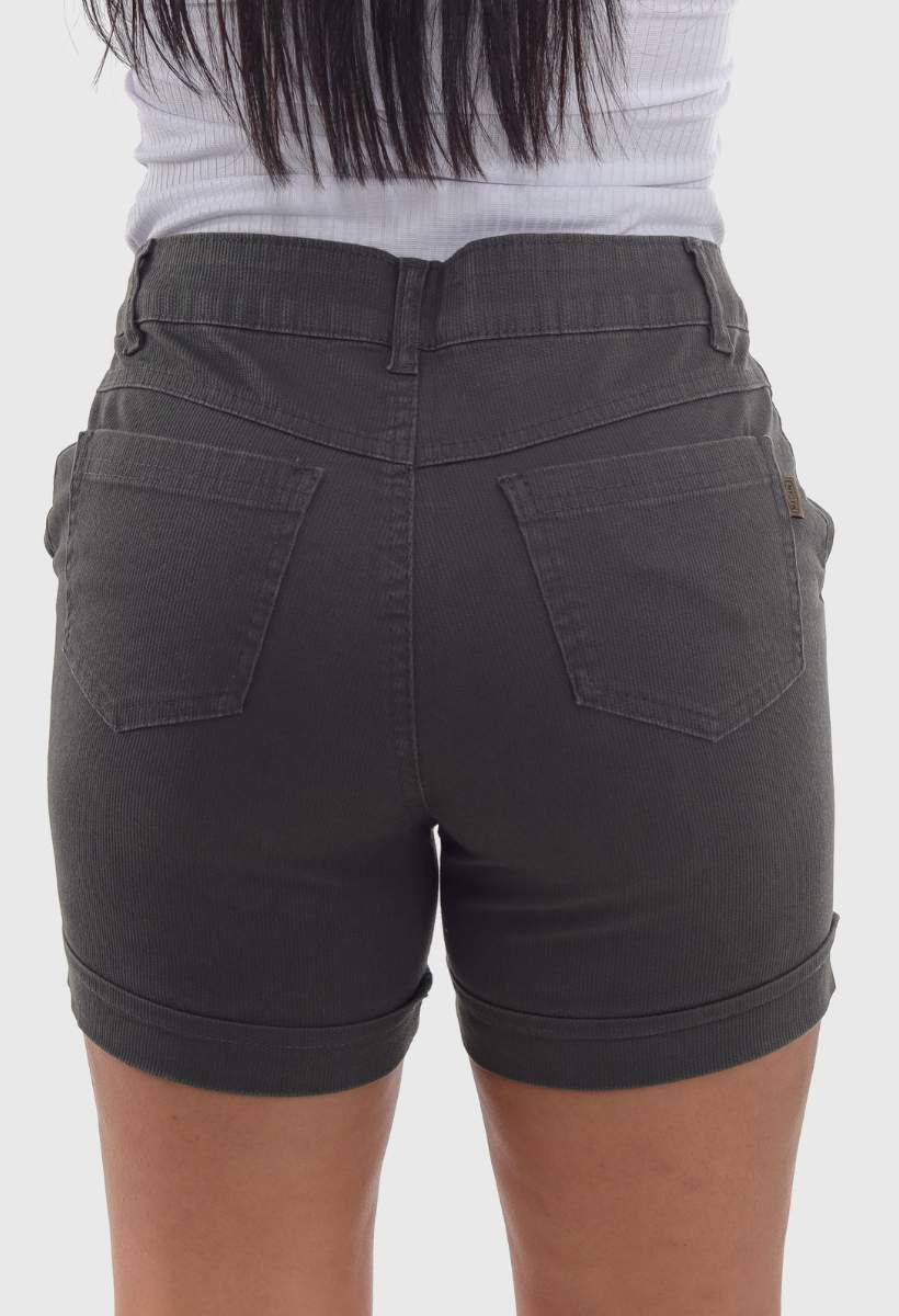 Shorts Feminino Chumbo