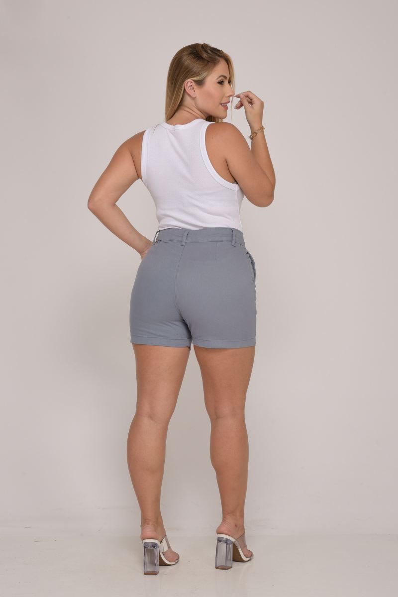 Shorts Feminino Azul Céu