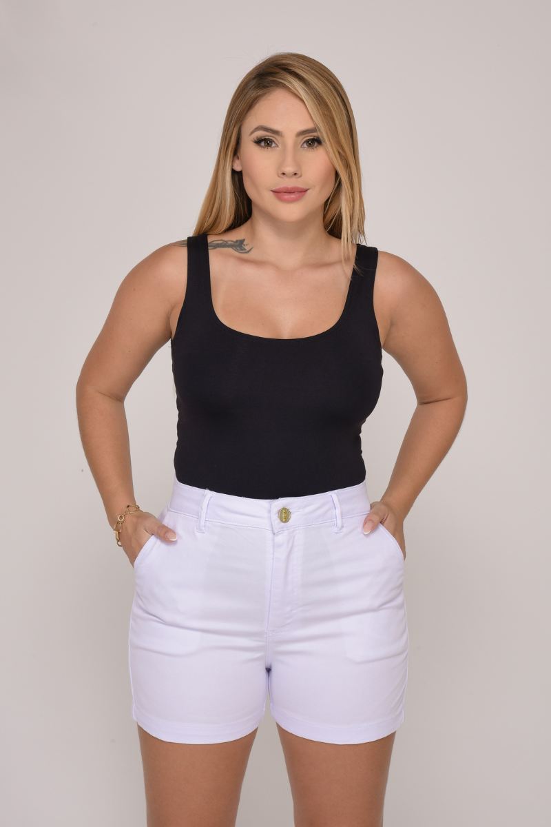 Shorts Feminino Branco