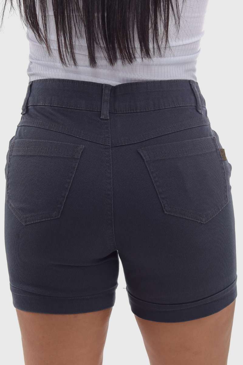 Shorts Feminino Cinza