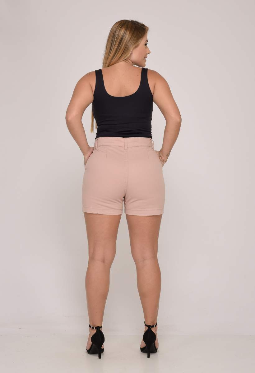 Shorts Feminino Rosa Claro
