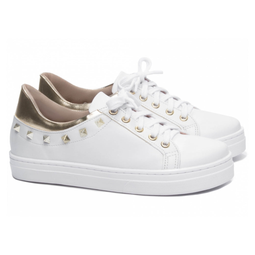 Tênis CV Spikes Dourados