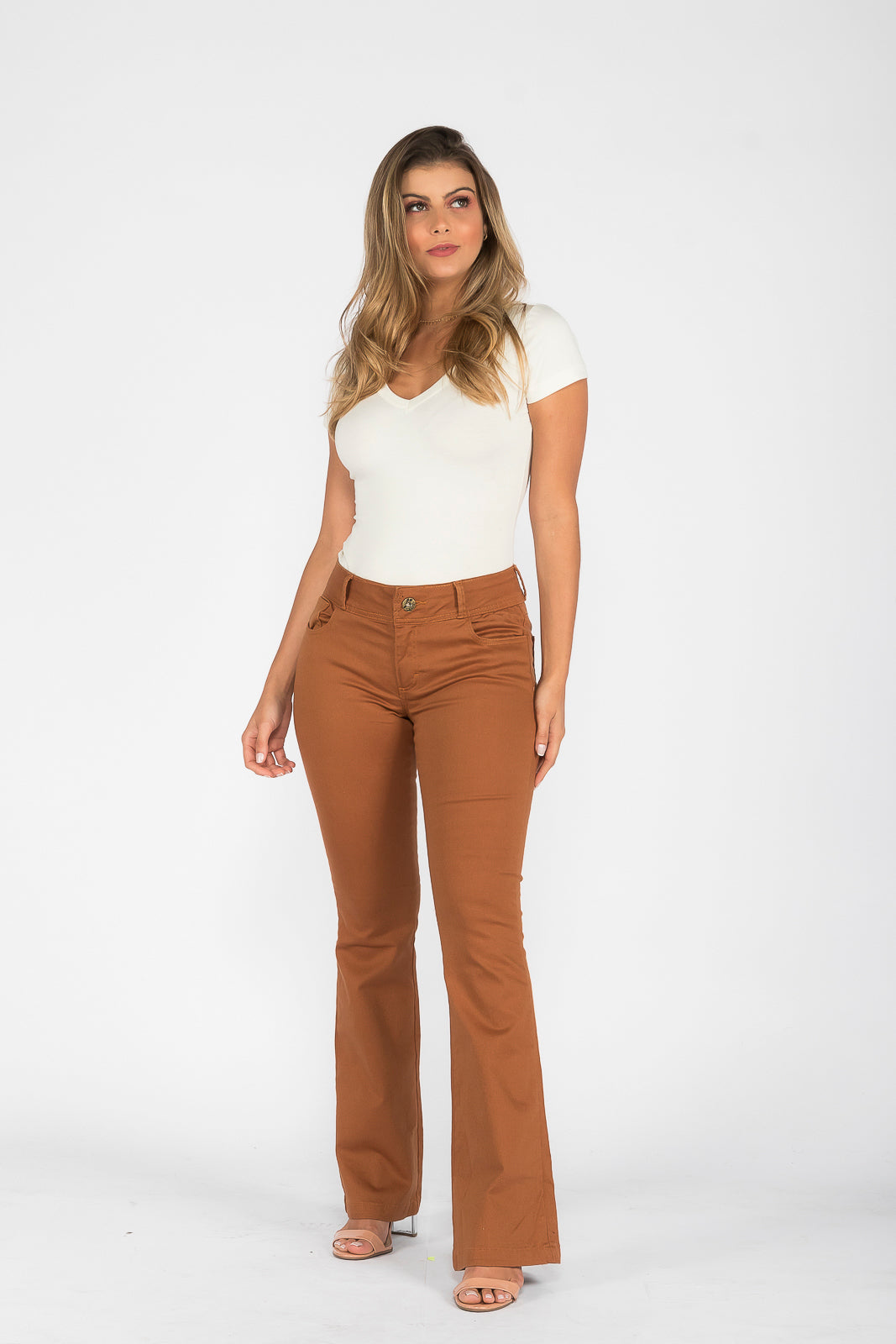 Calça Flair Caramelo Bella