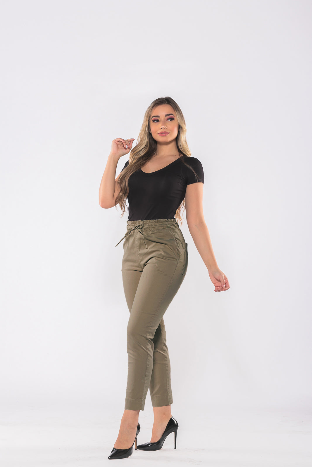 Calça Bege Escuro Bella - Casa Vitrine