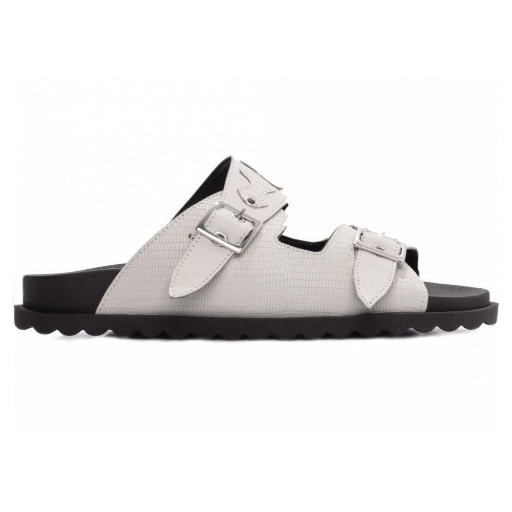 Papete Birken Croco Branca - Casa Vitrine