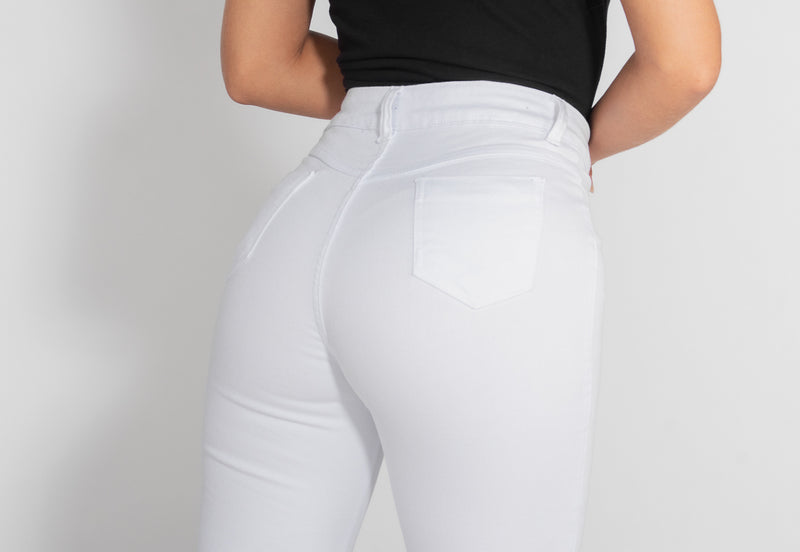 Calça Skinny Branco Bella