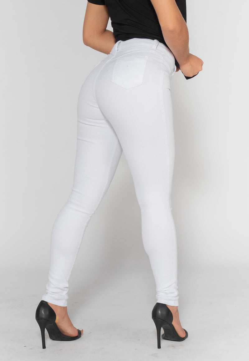 Calça Skinny Branco Bella