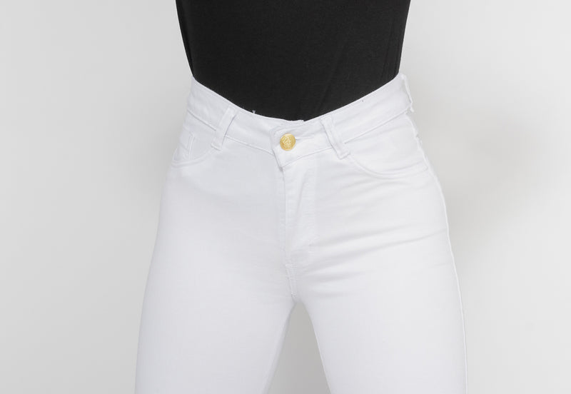 Calça Skinny Branco Bella