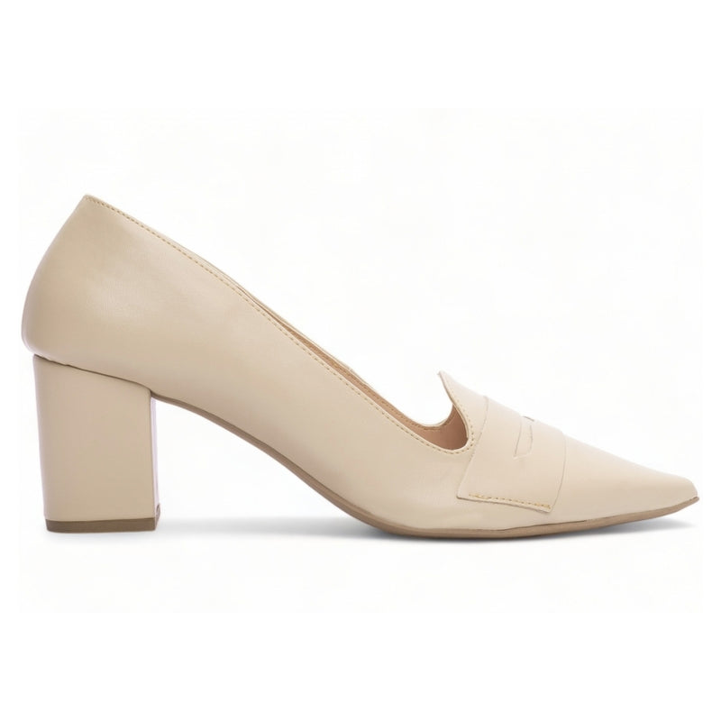 Scarpin Sleep Mocassim Nude - Casa Vitrine