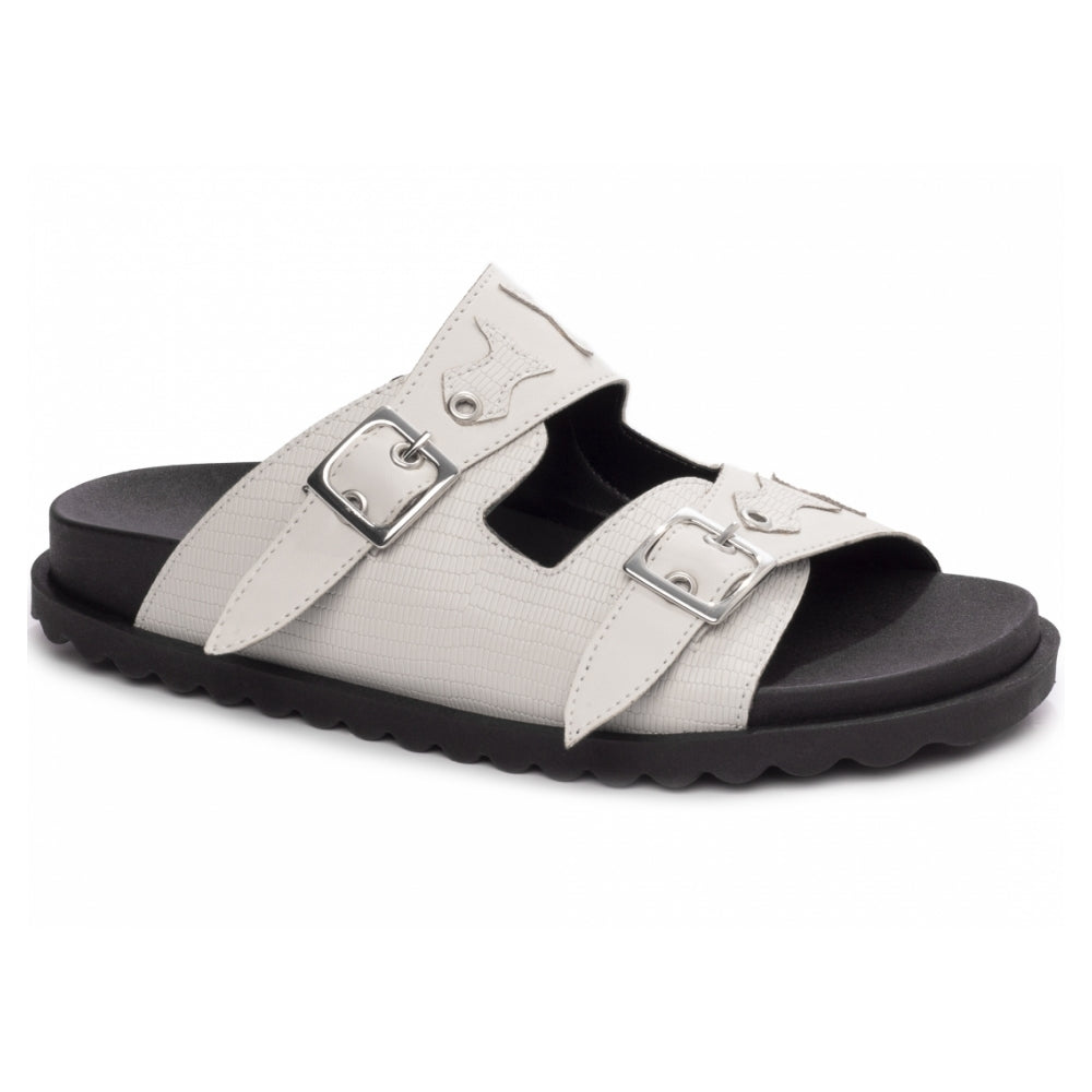 Papete Birken Croco Branca - Casa Vitrine