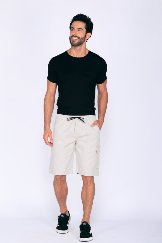 Bermuda Off White masculina