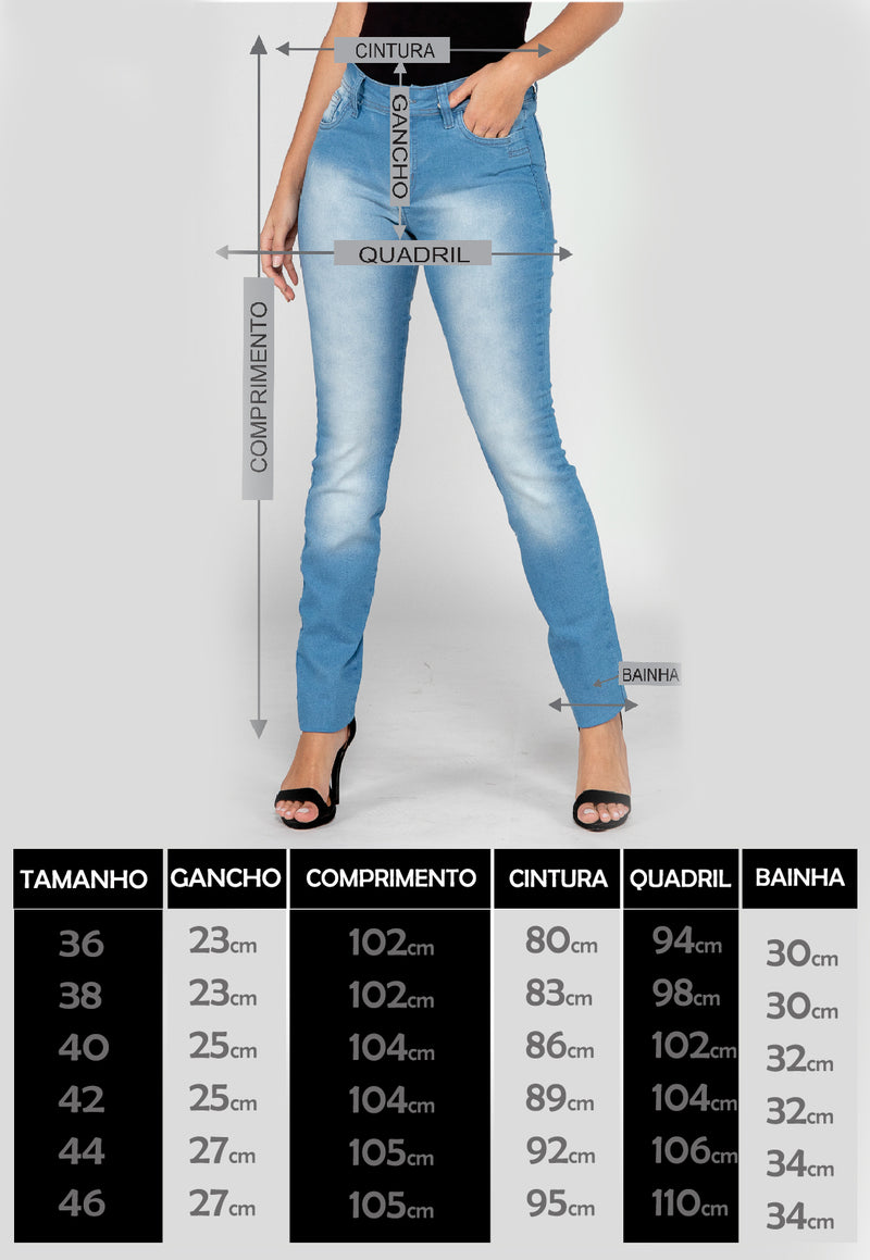 Calça Jeans Preta Bella - Casa Vitrine