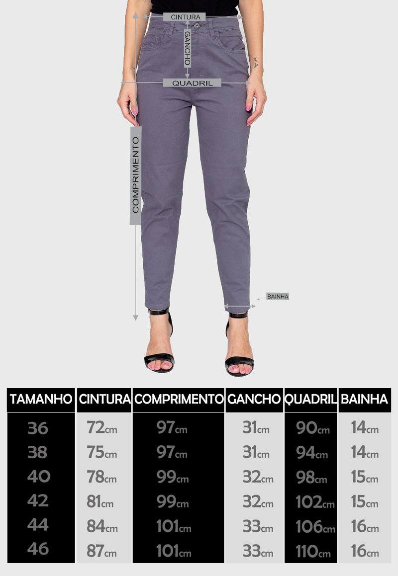 Calça Skinny Preto Cintura Alta - Casa Vitrine