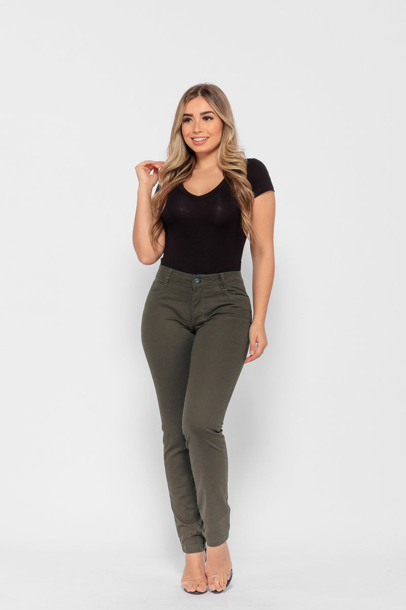 Calça Verde Skinny Bella Canvas - Casa Vitrine