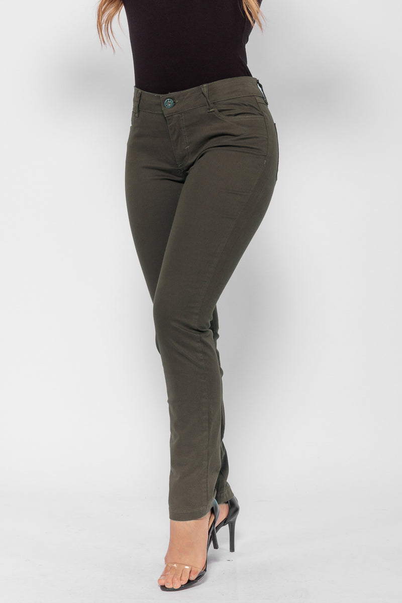 Calça Verde Skinny Bella Canvas - Casa Vitrine