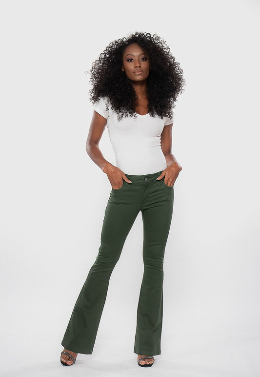 Calça Flair Verde Bandeira Bella