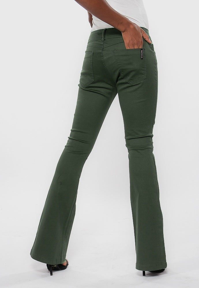 Calça Flair Verde Bandeira Bella