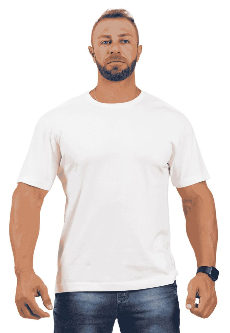 Camiseta penteada masculina