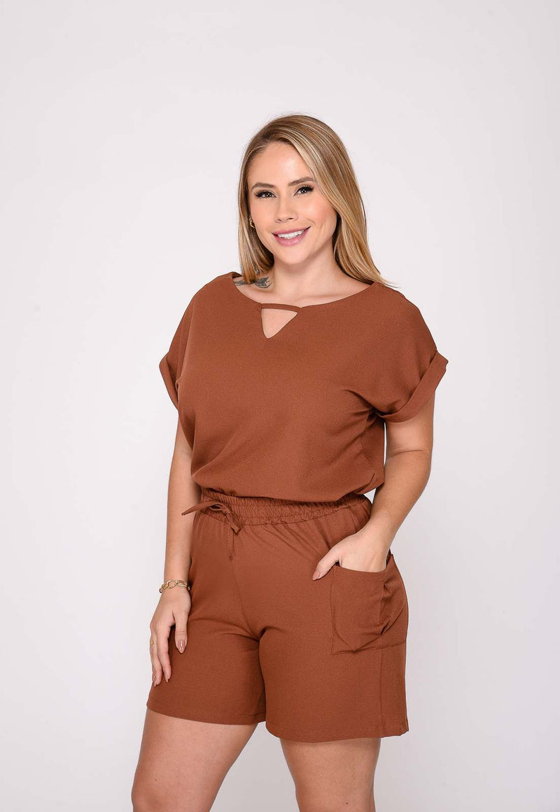 Conjunto Feminino Chocolate