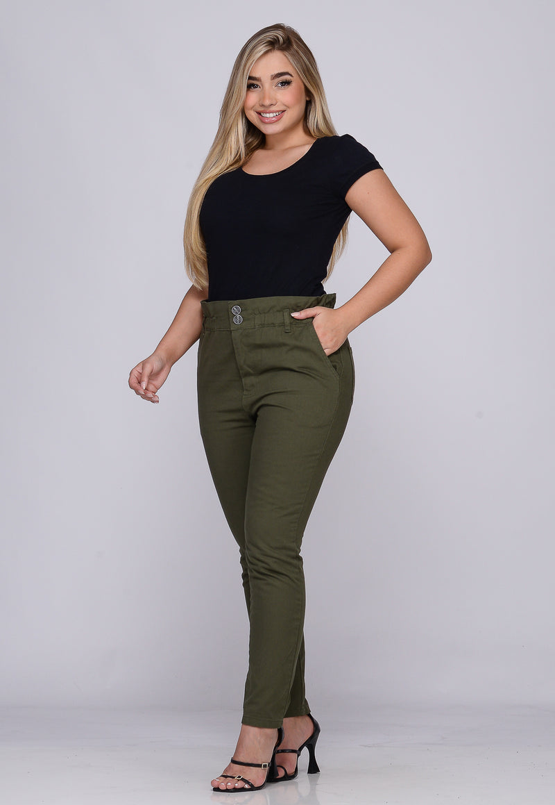 Calca Feminina Clochard Verde