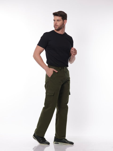 Calça Masculina Sarja Verde Militar