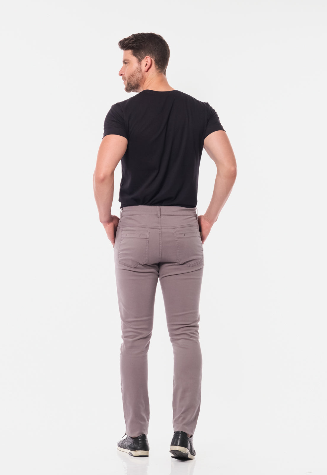 Calça Sarja Cinza Escuro