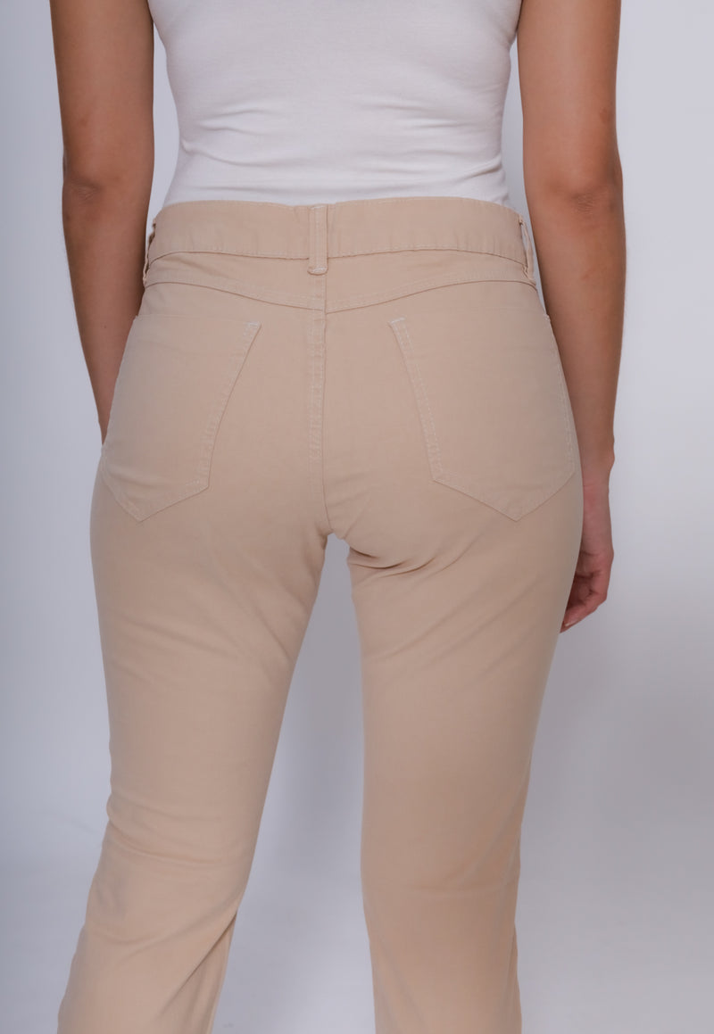 Calça Creme Claro Skinny - Casa Vitrine