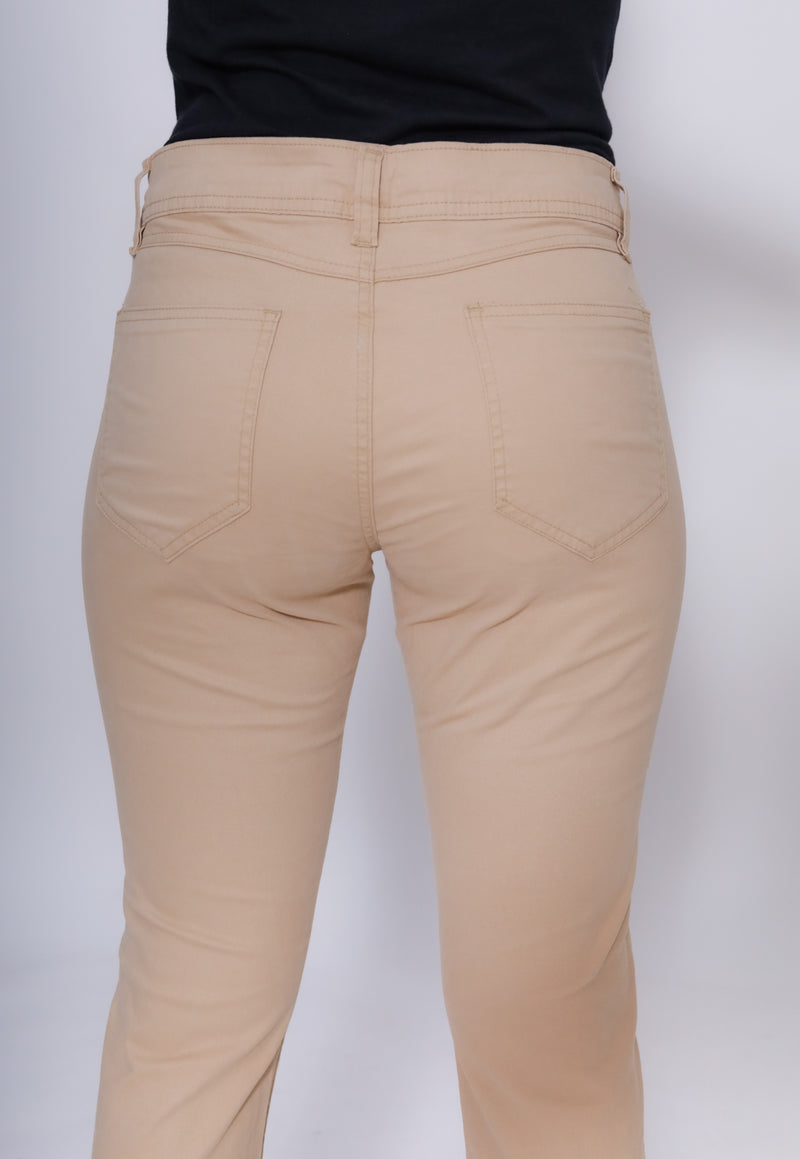 Calça Bege Capri Feminina - Casa Vitrine